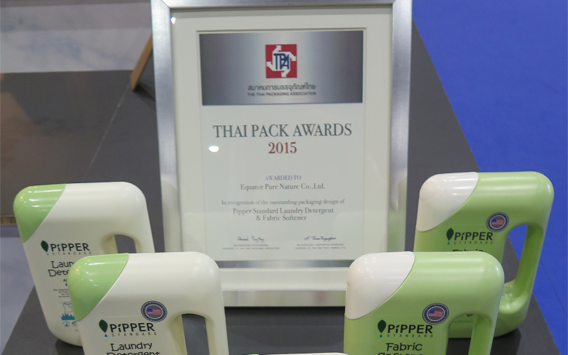 พิพเพอร์ สแตนดาร์ด ได้รับรางวัล Thai Pack Awards 2015