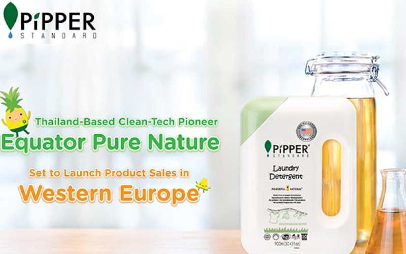 Thailand-Based Clean-Tech Pioneer Equator Pure Nature Set to Launch Product Sales in Western Europe